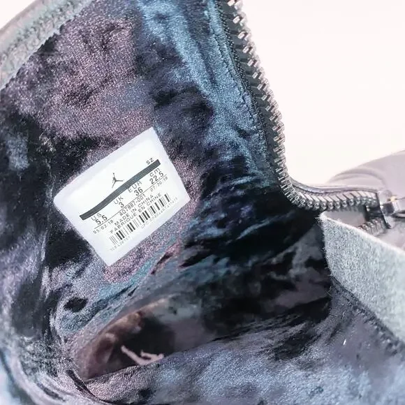 Air Jordan AJ 1 Jester XX Black Zip Sneakers - Picture 9 of 12